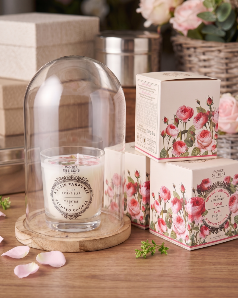 Bougie parfumée - Rose
